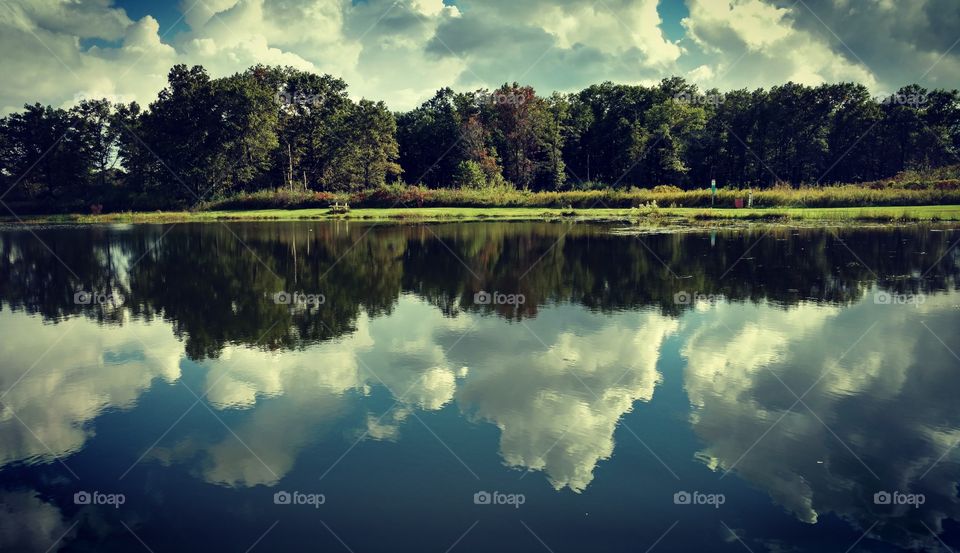 reflective lake