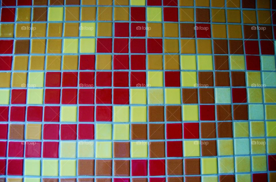 Stained glass squares
