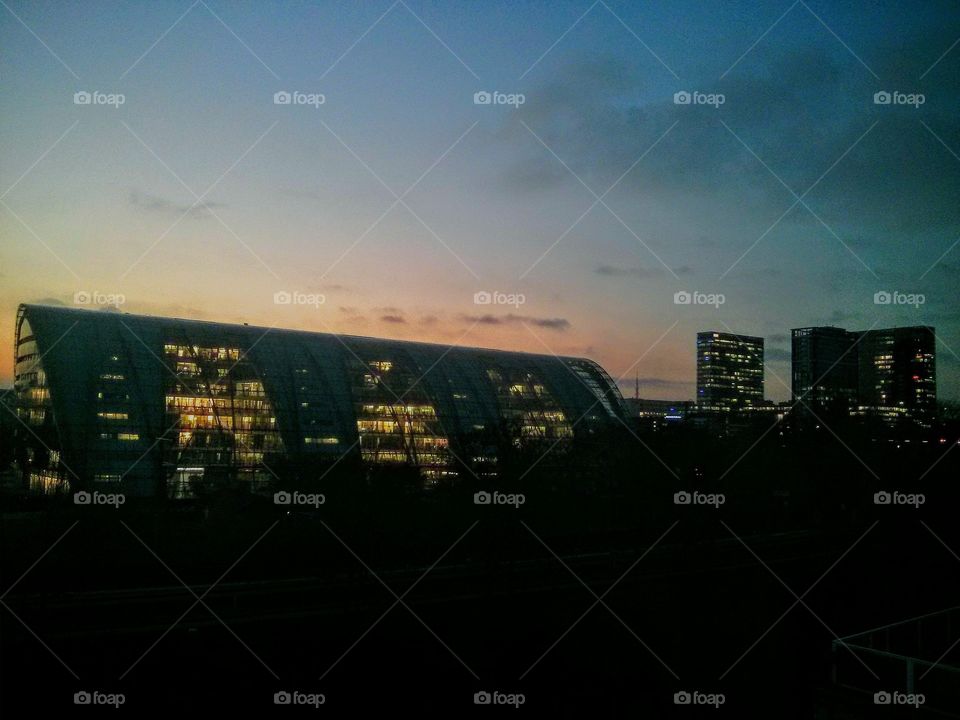 Hamburg business evening