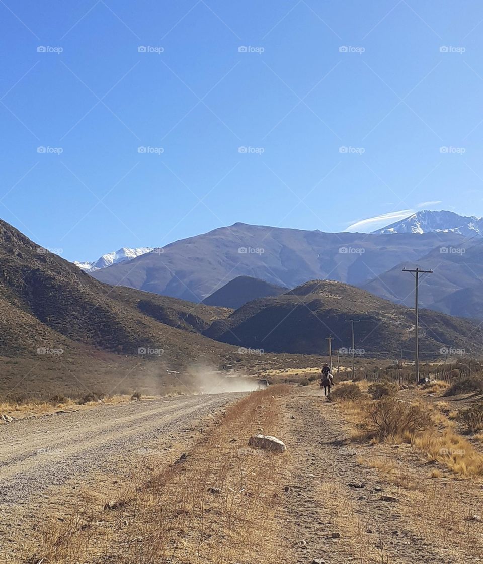 camino a la montaña