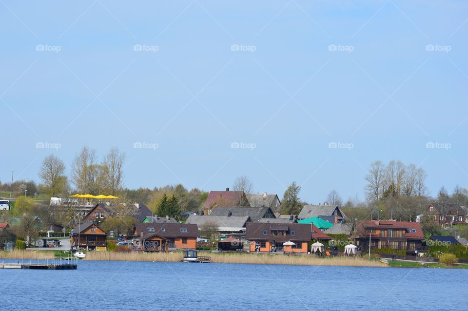 lakeshore and buildings