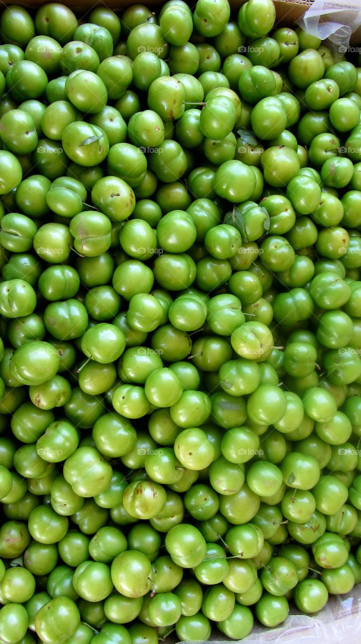 Green plums