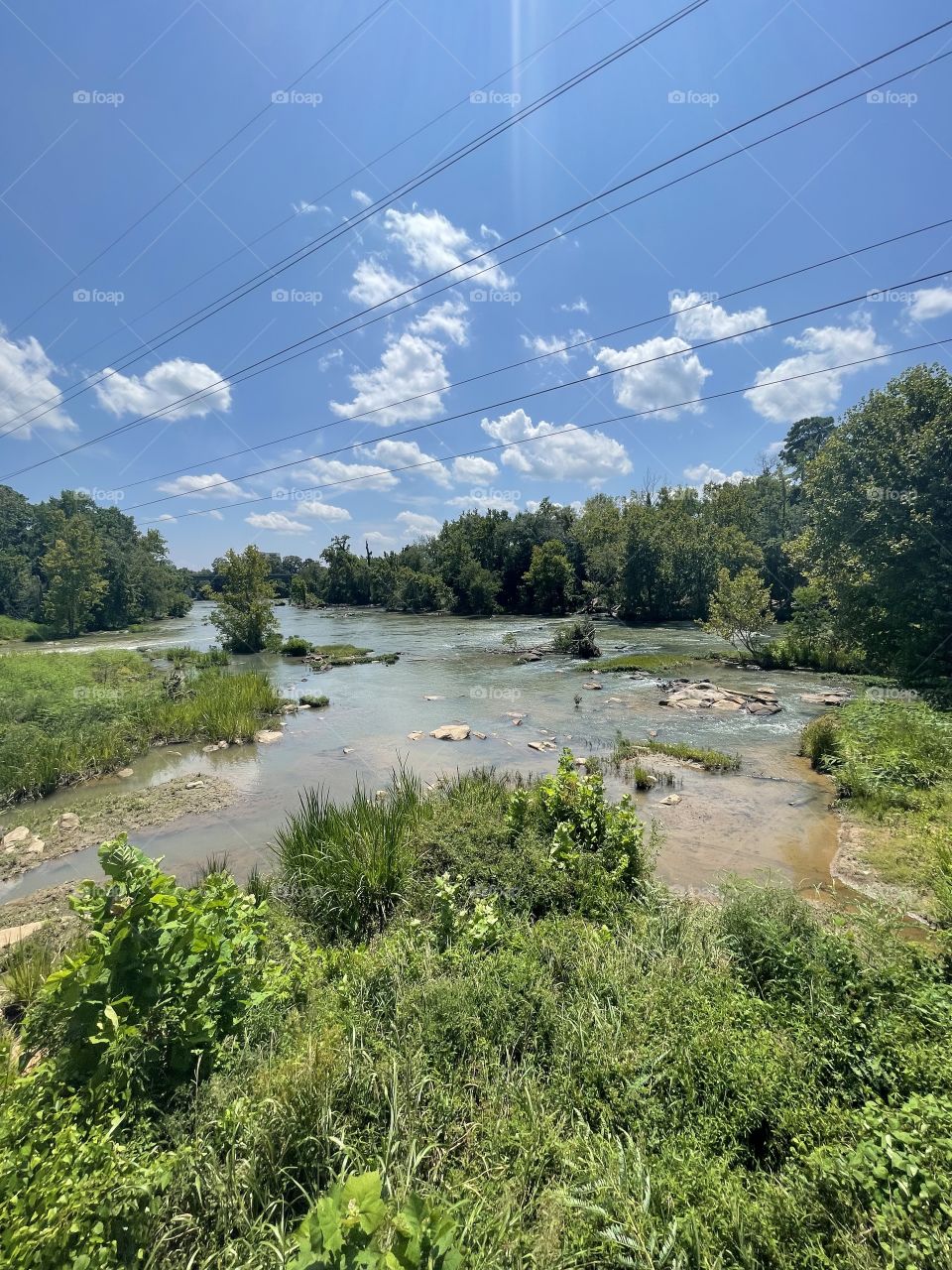 Power Lines & The River 