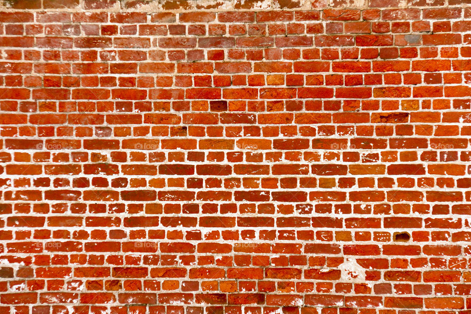 Red brick wall