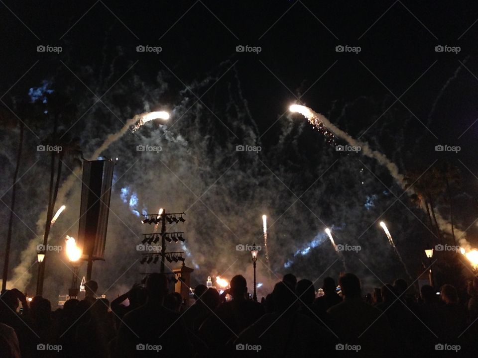 Epcot Fireworks . Epcot fireworks in the summer. 