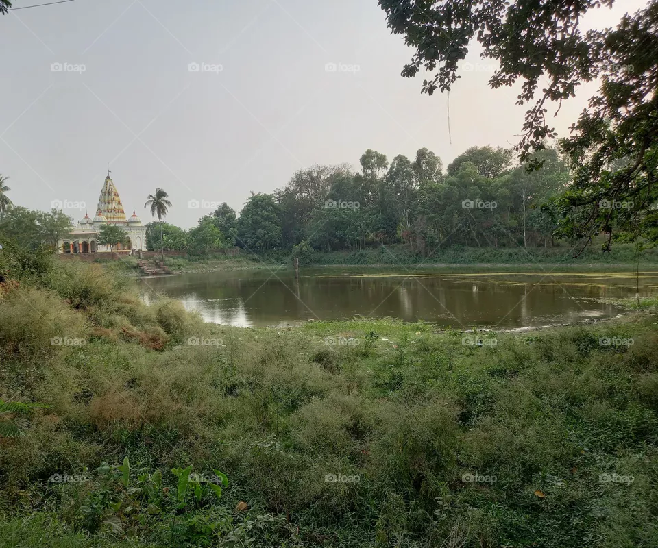 Lord Shiva Temple at Pandaul, Madhubani, Bihar, India