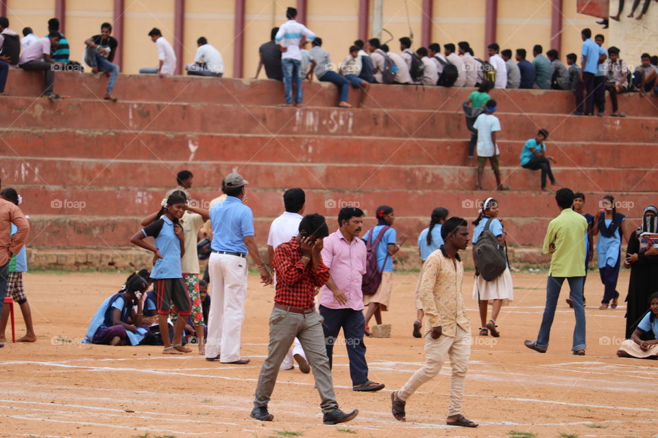 People, Competition, School, Athlete, Many