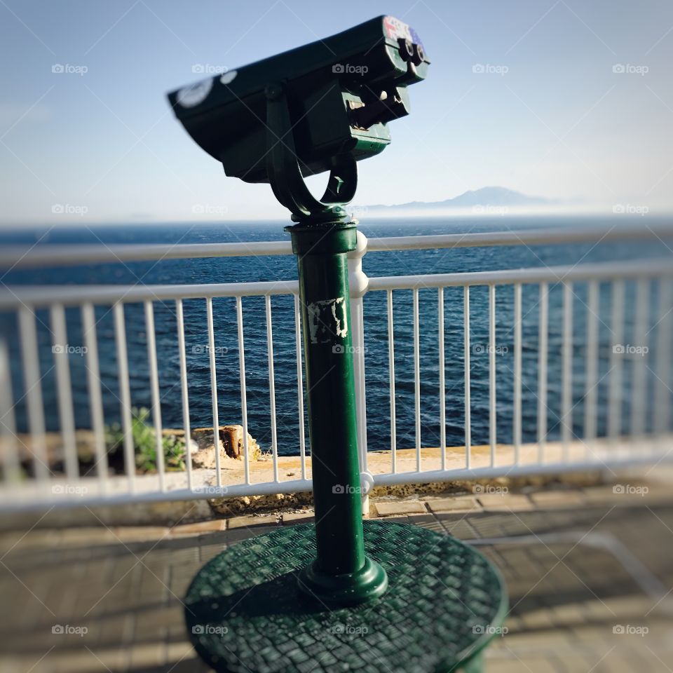 Binoculars-views-Mediterranean Sea-