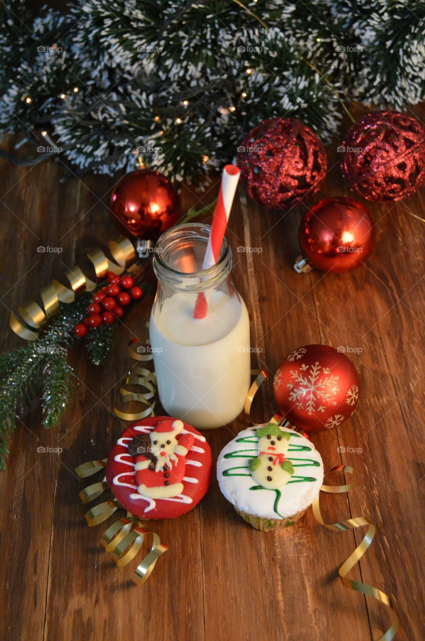 Preparing snacks for Santa