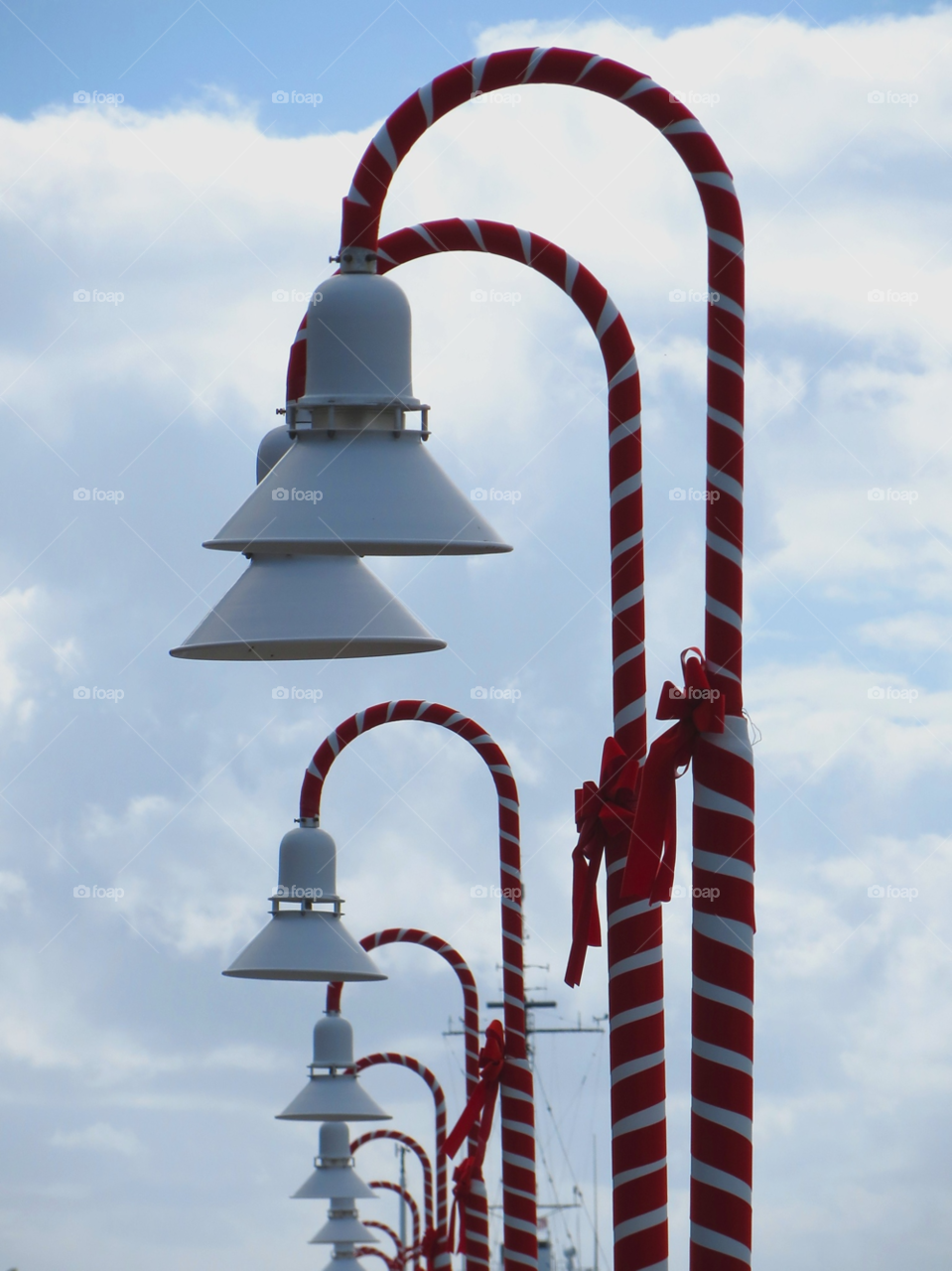 art lights candy cane street lights by wme