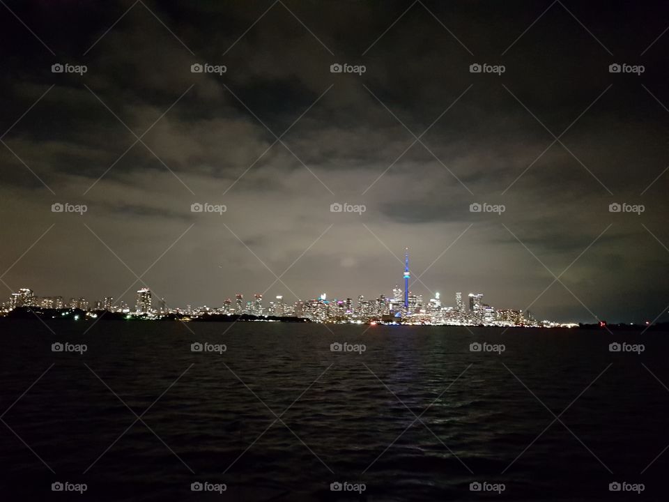 View from the Yankee Lady Yacht, Toronto Ontario CANADA