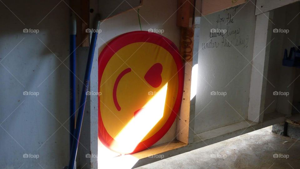 Sunbeam in a Poolhouse