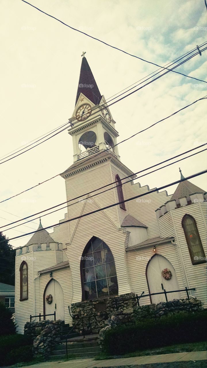 God's House. this is a pic of a church in Newton, NJ