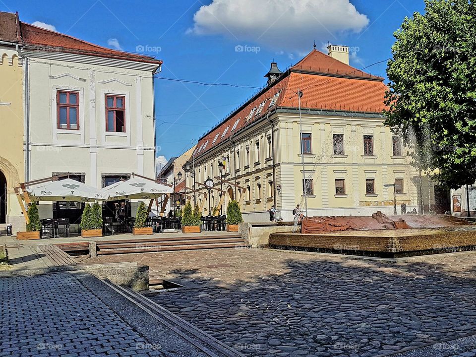 Baia Mare city center, Romania