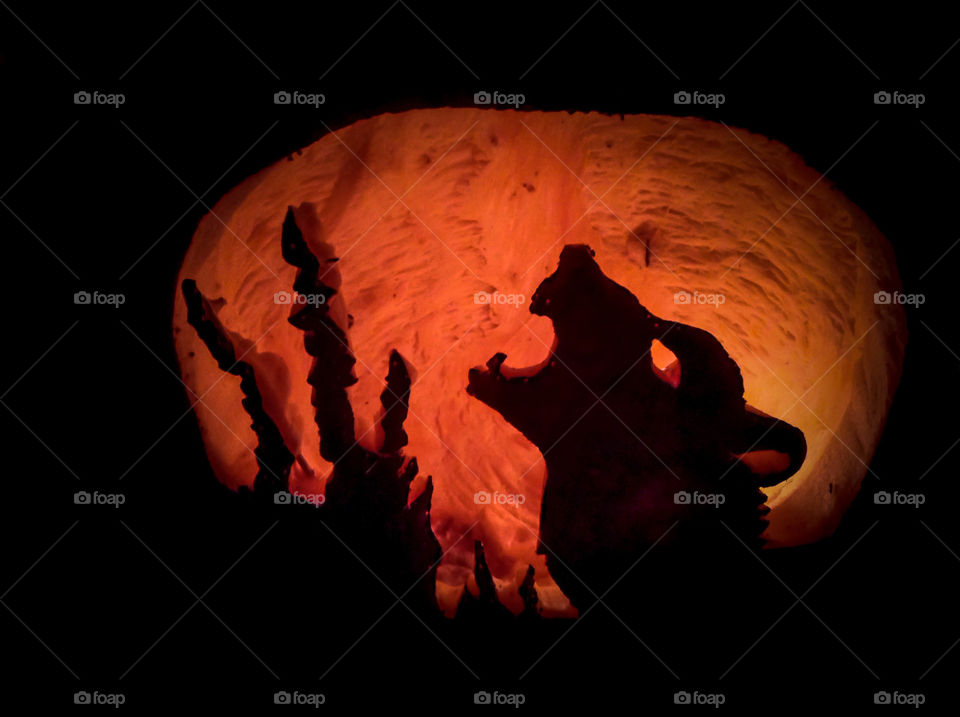 Halloween decoration, jack-o-lantern