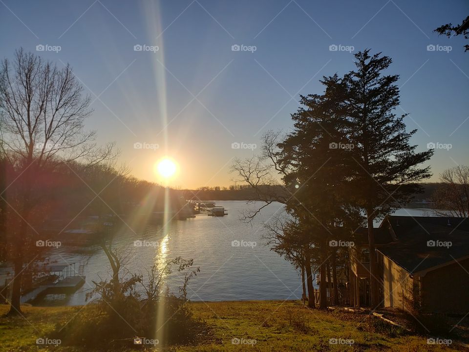 fall time at the lake of the ozarks