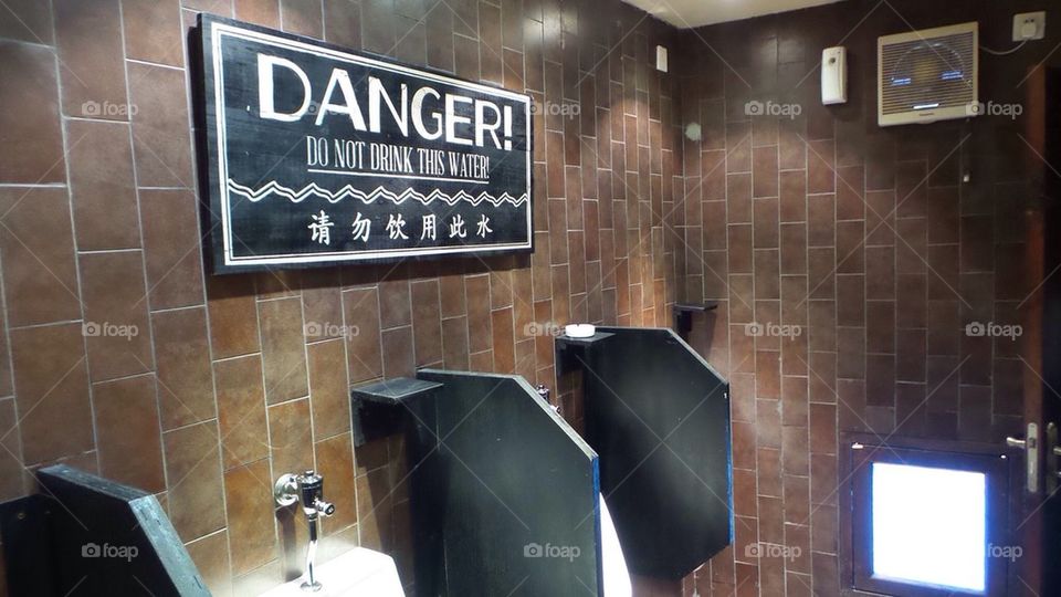 Restroom Warning