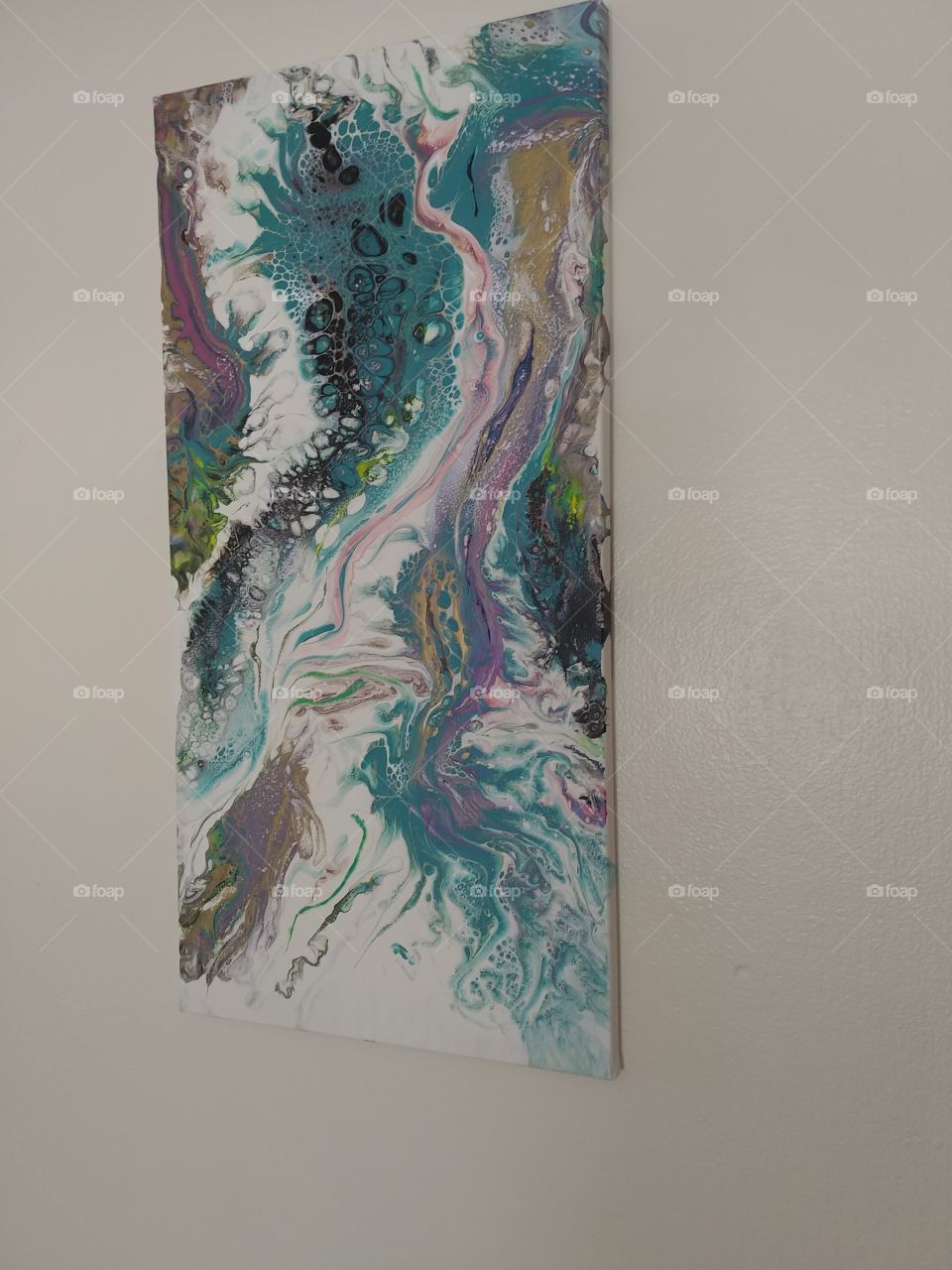 abstract psychedelic artwork home decor multi colored