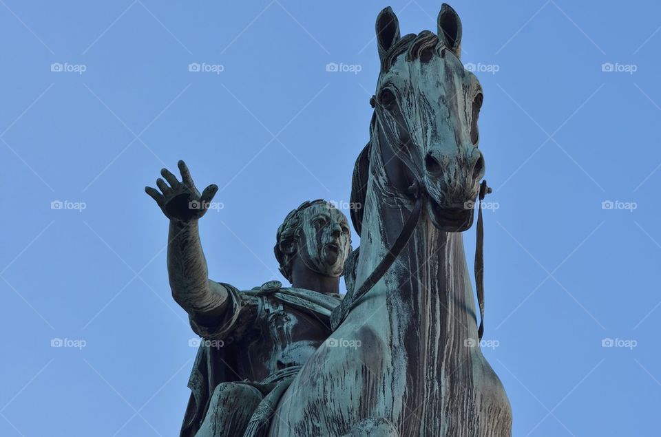 Statue of Emperor Joseph II in Josefsplatz, Wien