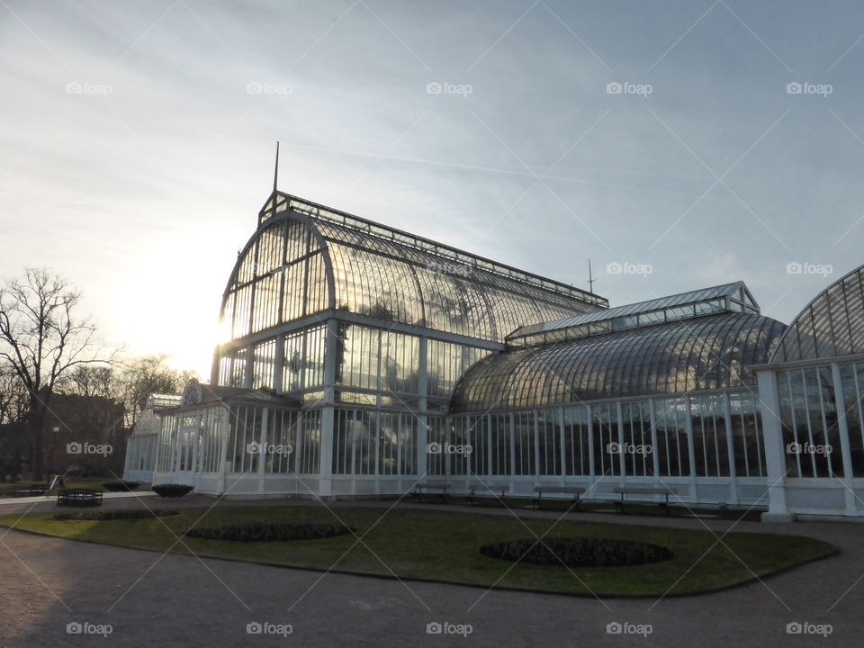 Green house in the garden society of Gothenburg