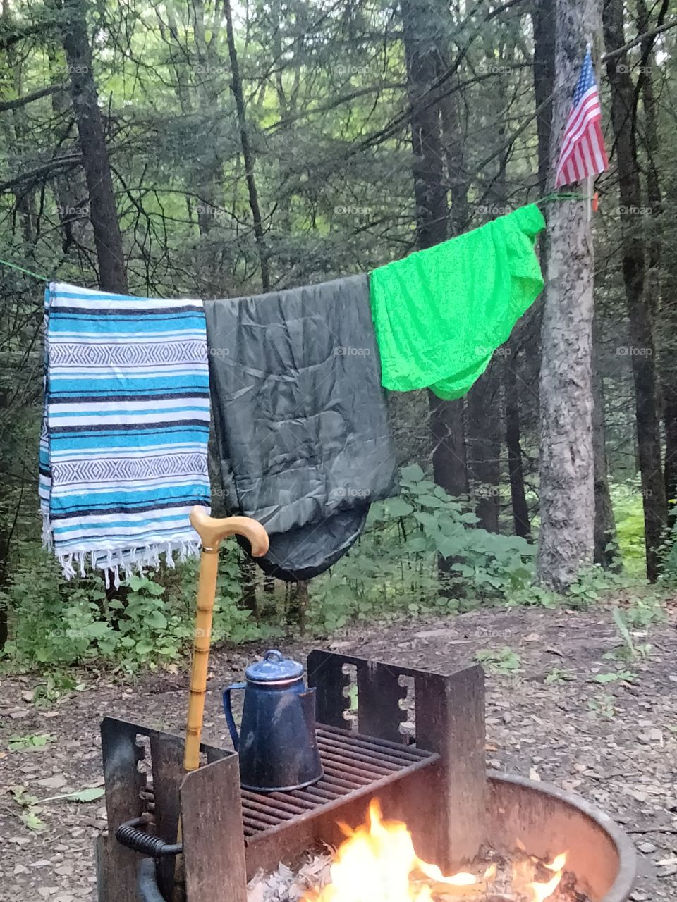 camping clothes line