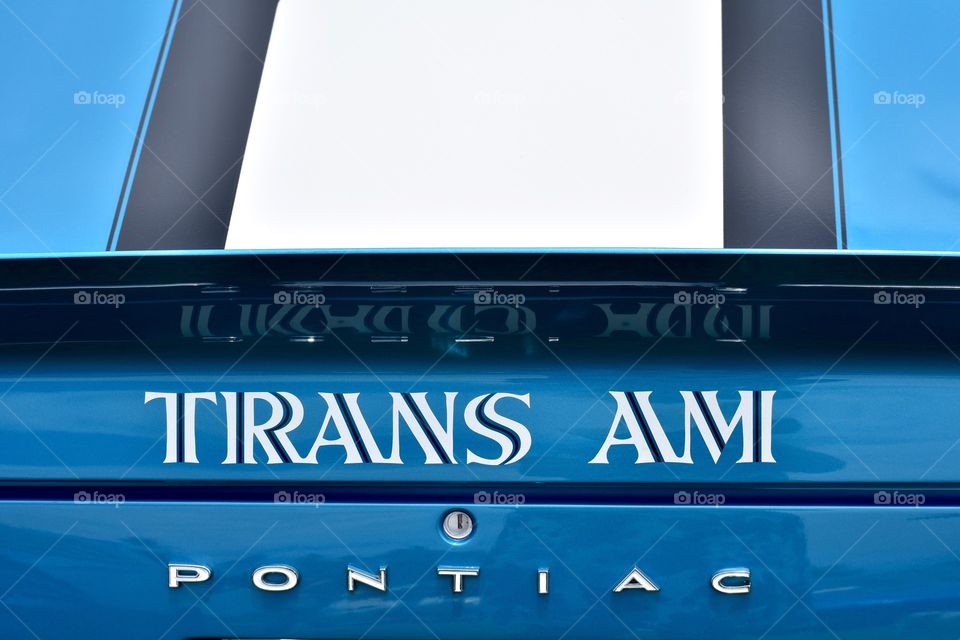 Classic Pontiac Trans Am hatch in beautiful condition