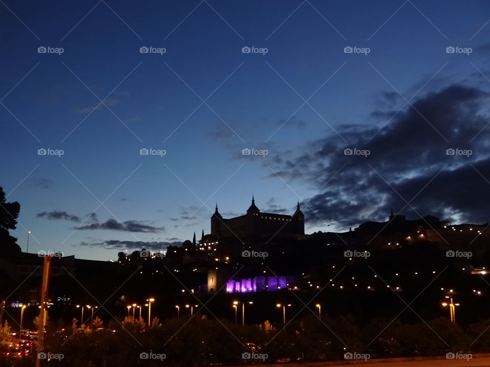 Toledo at night