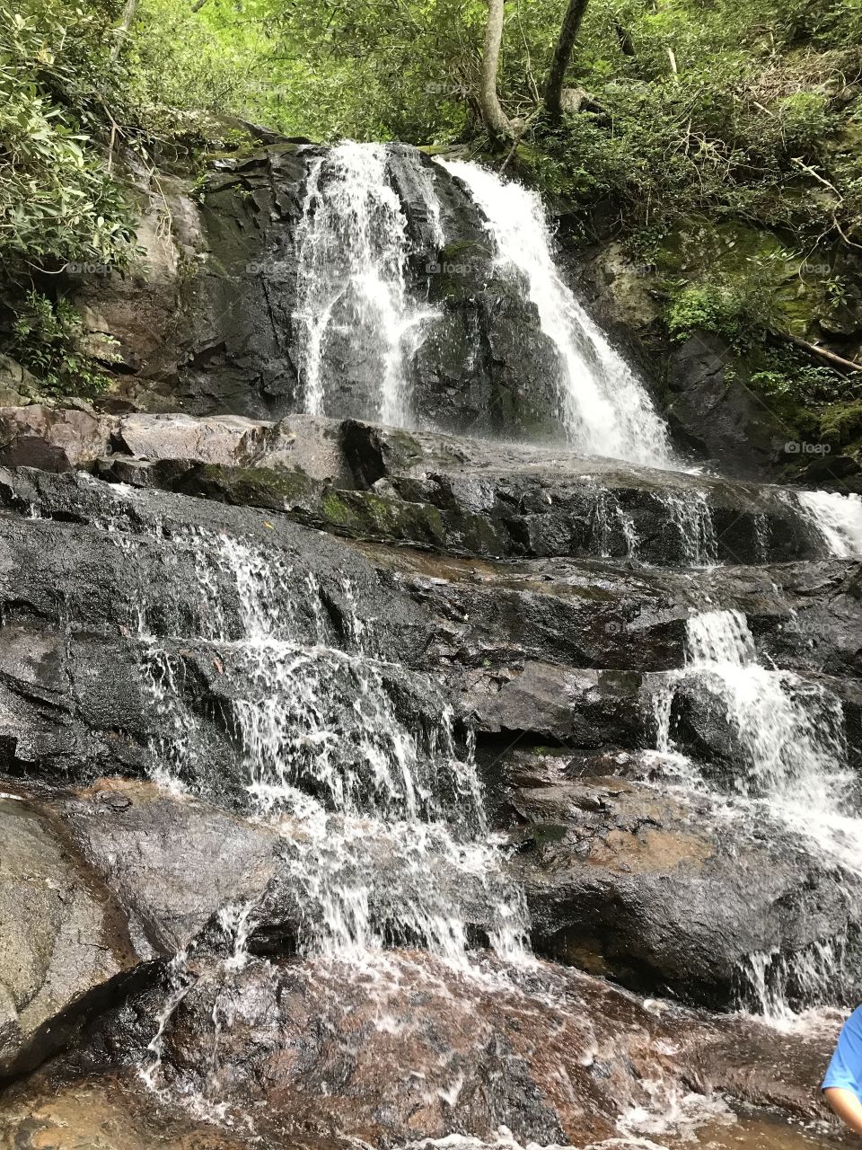 Rushing waterfall 