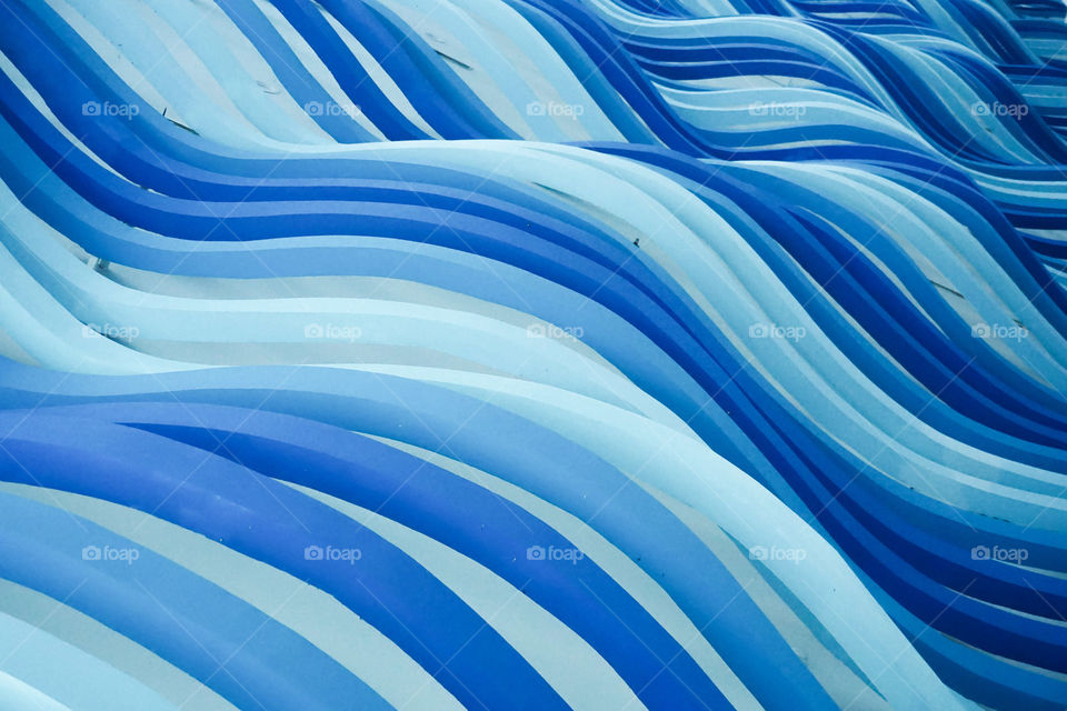 Blue wave pattern background