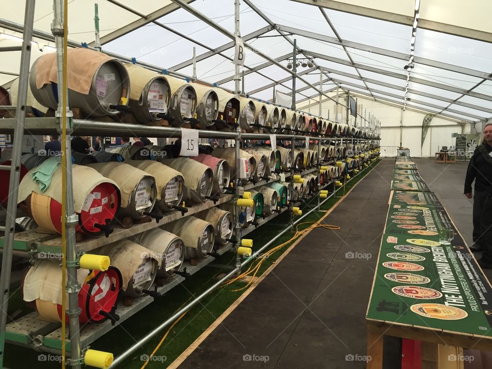 Beer festival - ready and waiting...