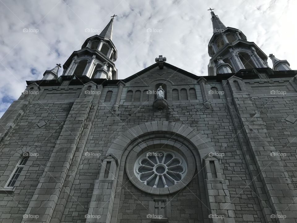Catholic Church in a Québec village 