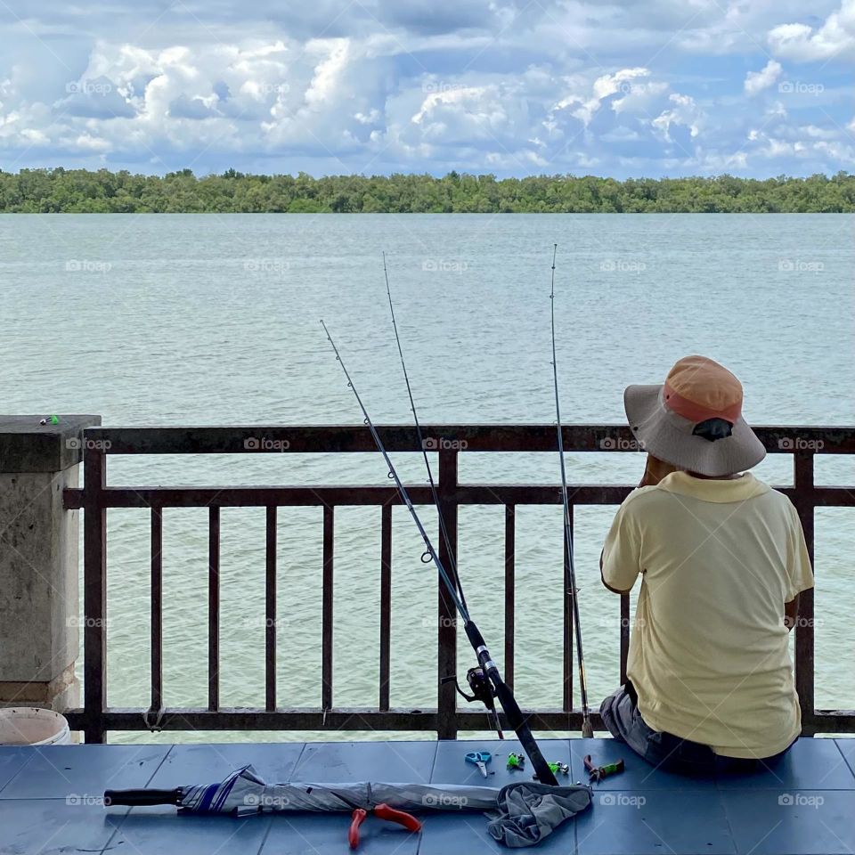 The stillness of fishing