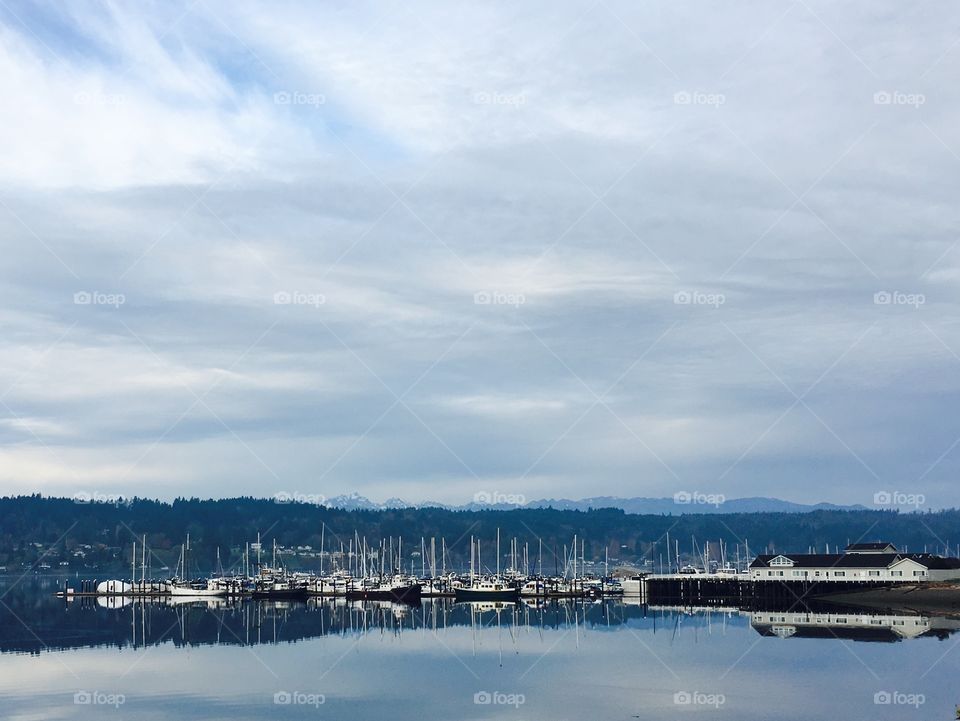 Water, City, No Person, River, Winter