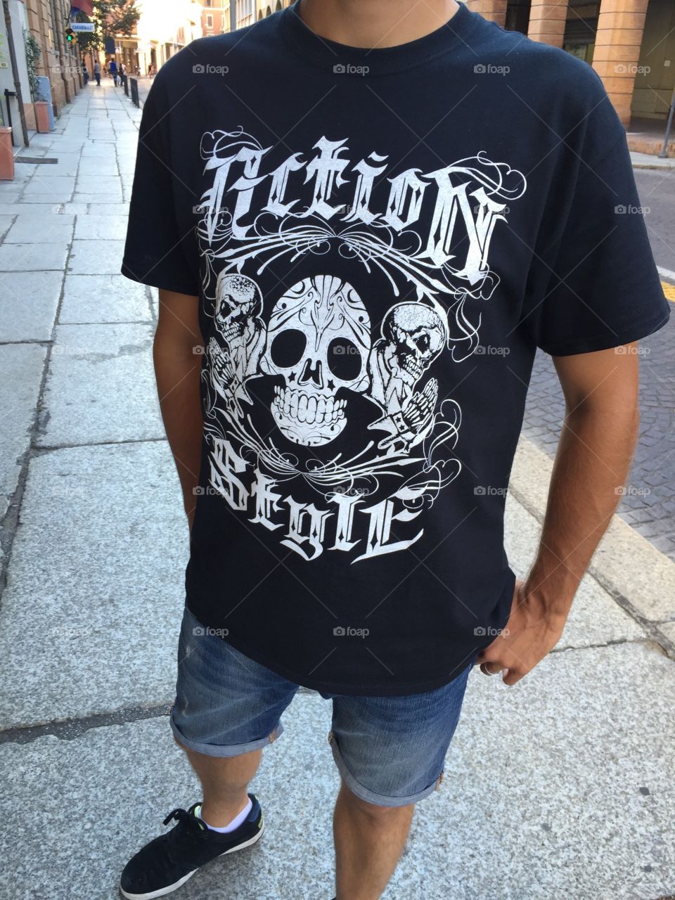 Action style tshirt