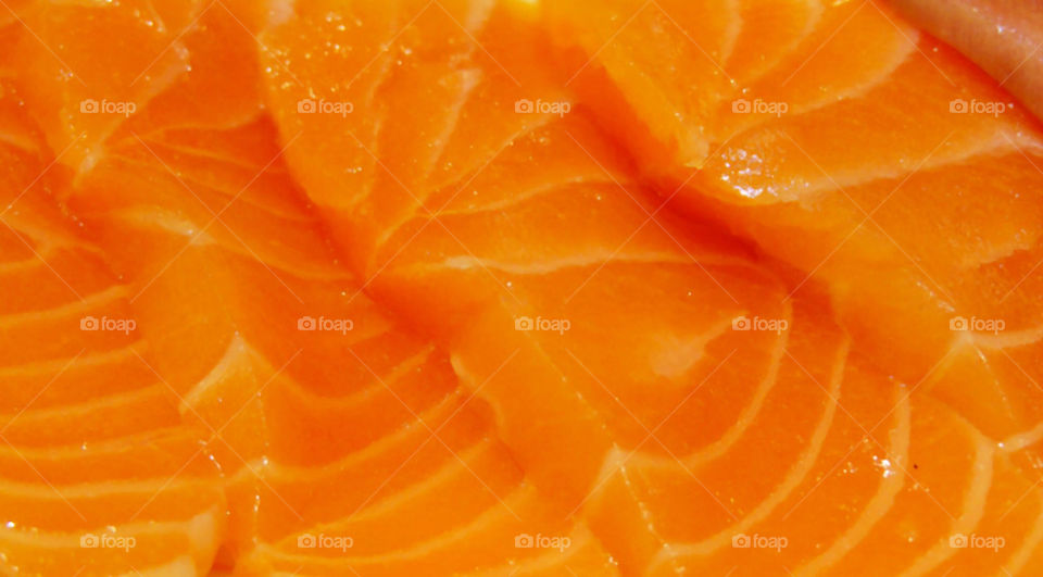 sashimi salmond. Close up of sashimi salmond
