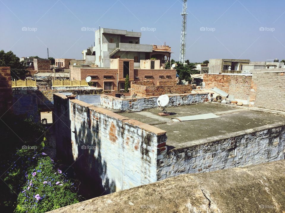 Rooftops of Luni, Jodhpur, India