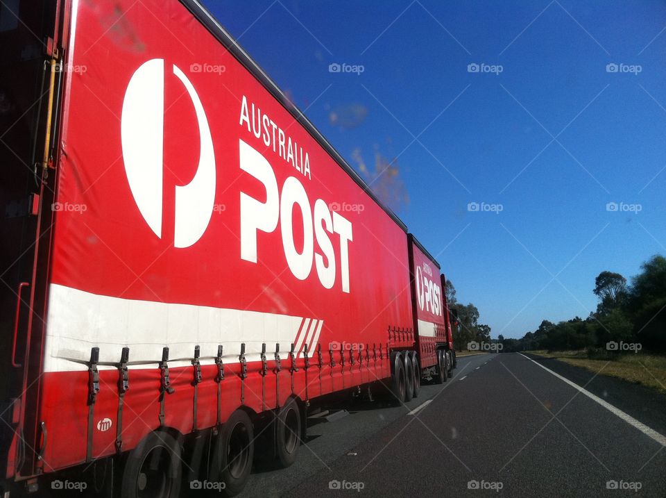 Australia Post Truck on Hume Highway