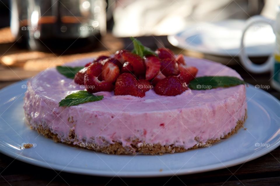 Strawberry cheesecake