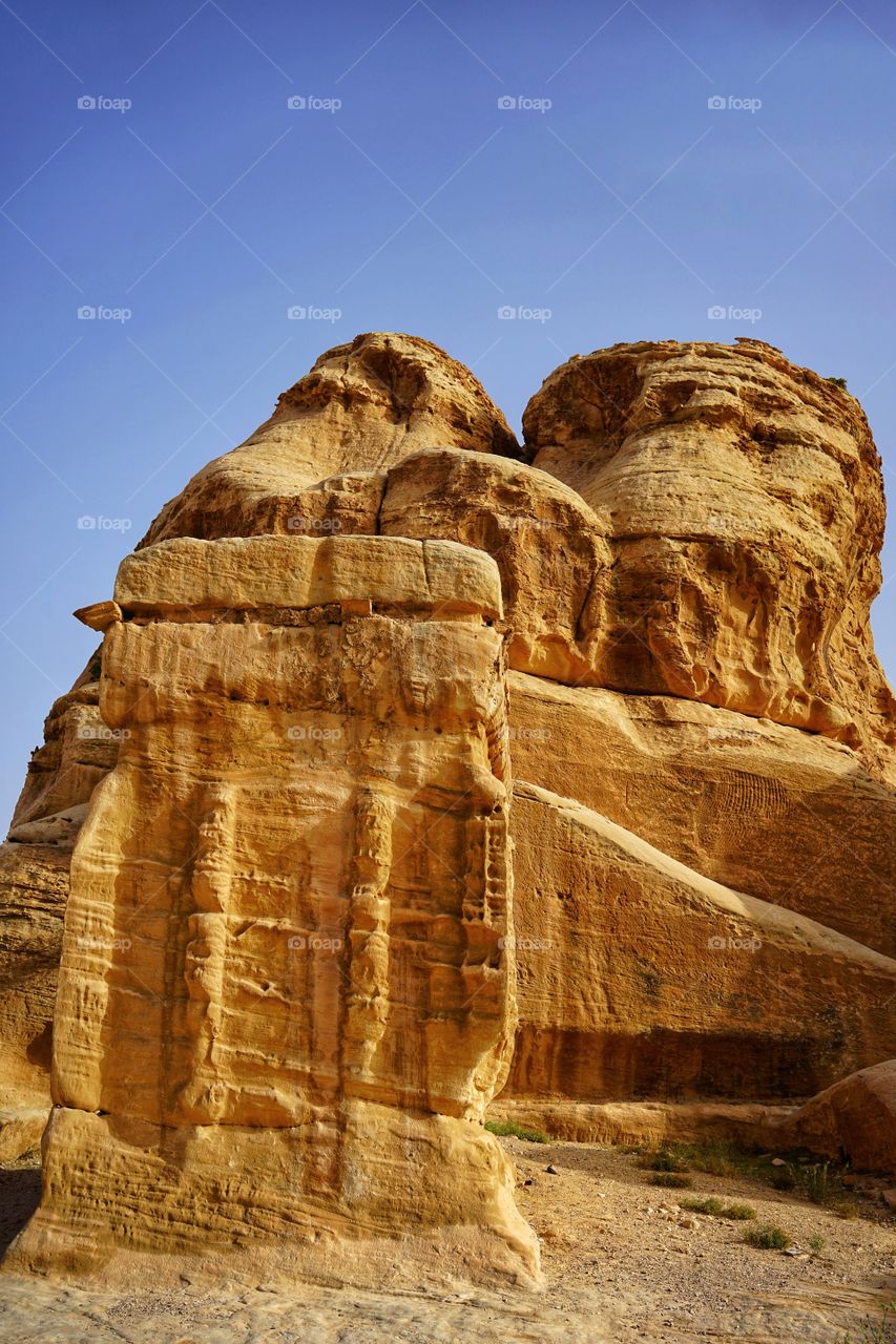 one of some archaeological sites in Petra, Jordan