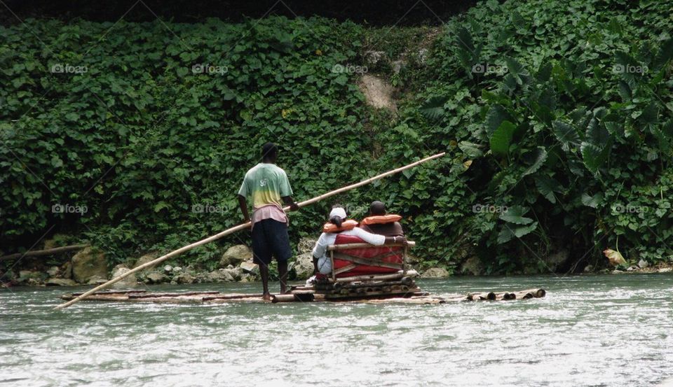 Jamaican River Rafting