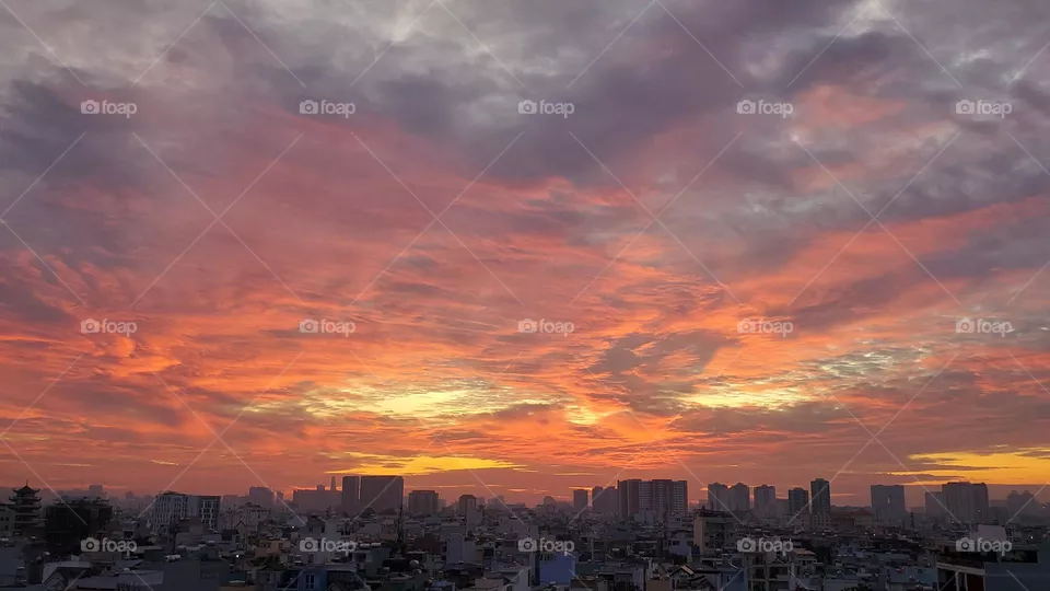 Orange sunset!