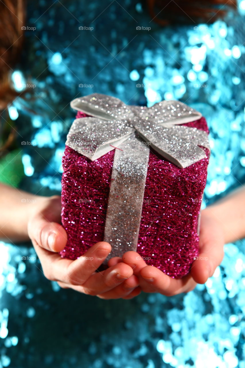Glitter Gift Box