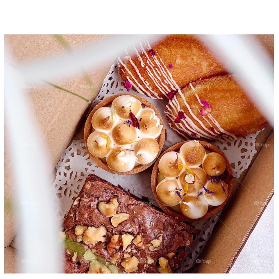 Homebake brownies, lemon tarts, madeleines as comfort food