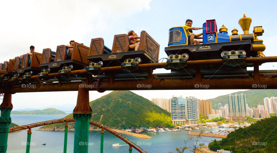 Mine train rollercoaster