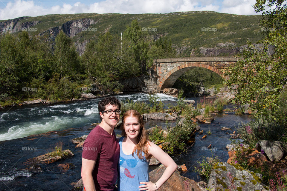 River rapids in Norway 