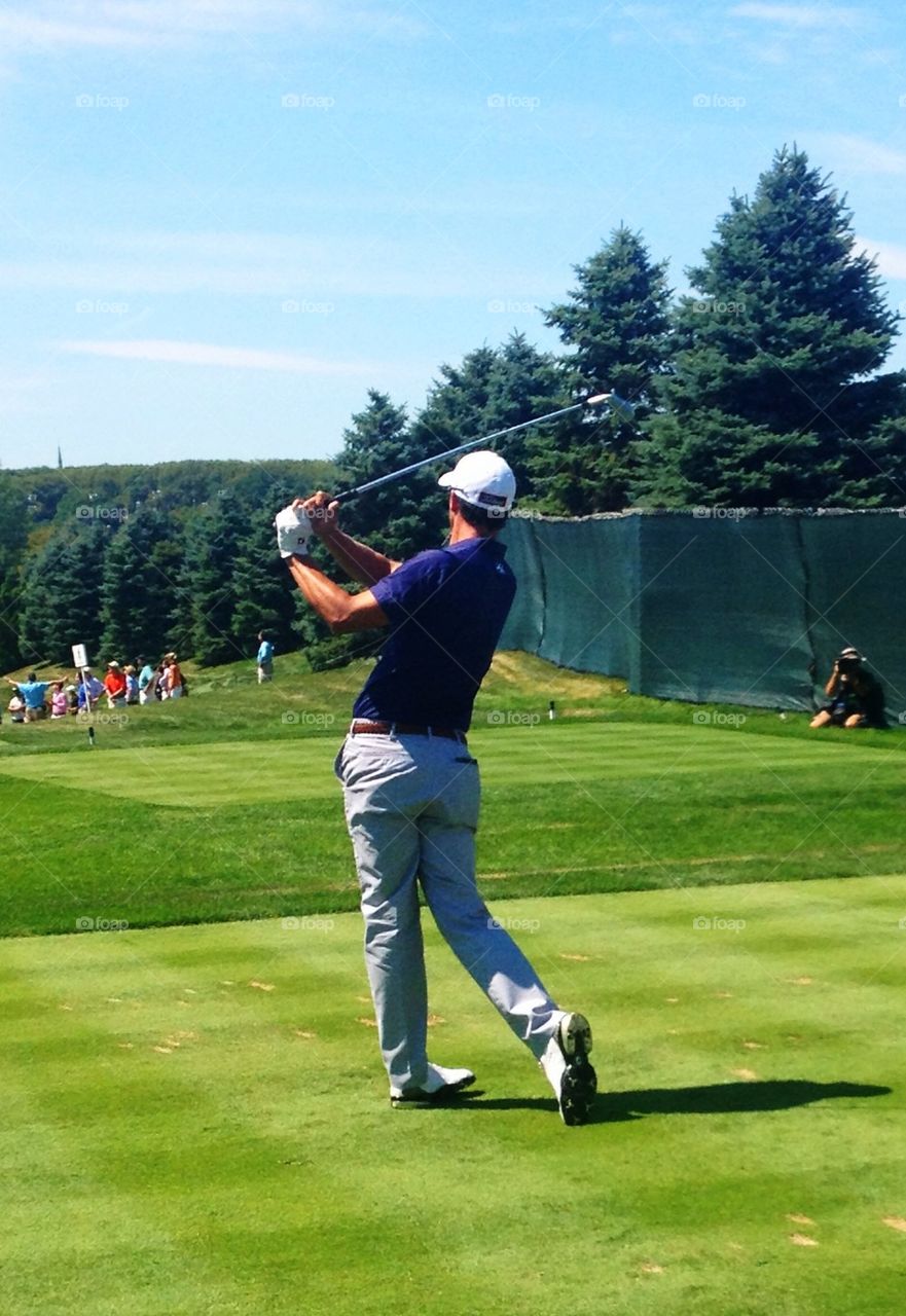 Adam Scott at the Barclays