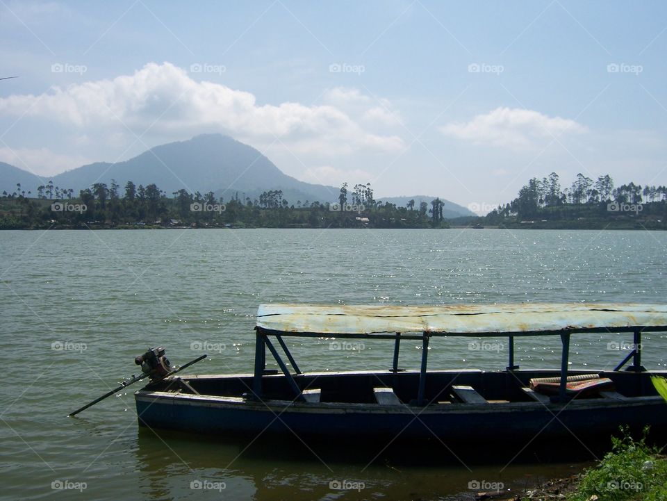 Situ Cileunca in West Java Indonesia