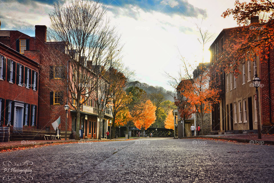 Harper's Ferry, WV. Street view downtown