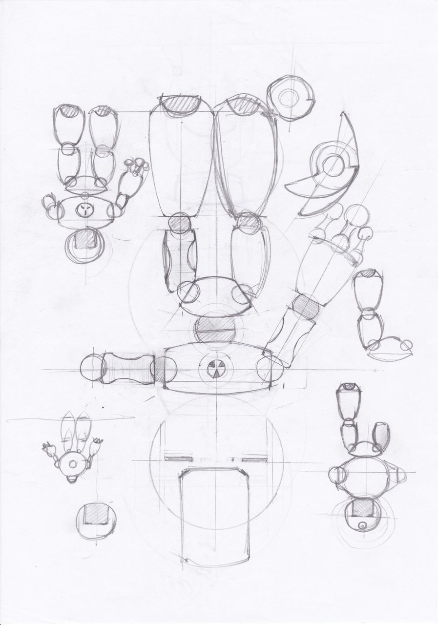 robot sketch