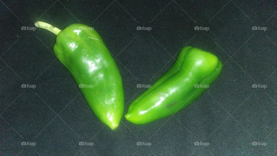 green peppers.